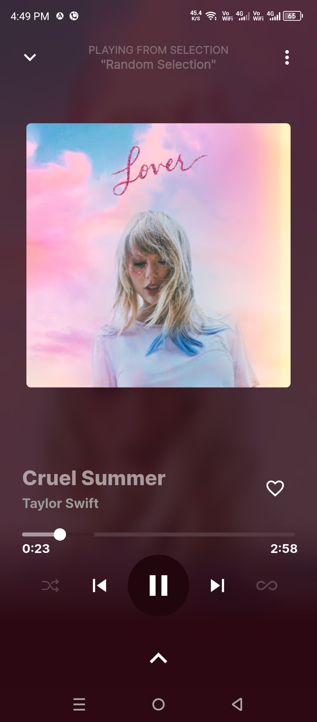 Chill Ratna App Player Screen